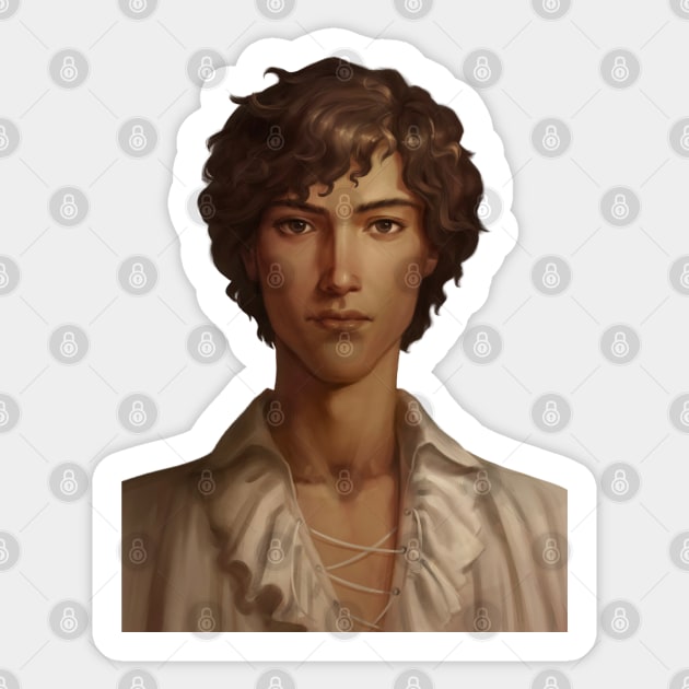 Pip Standish Sticker by Sarah Wallace Writer